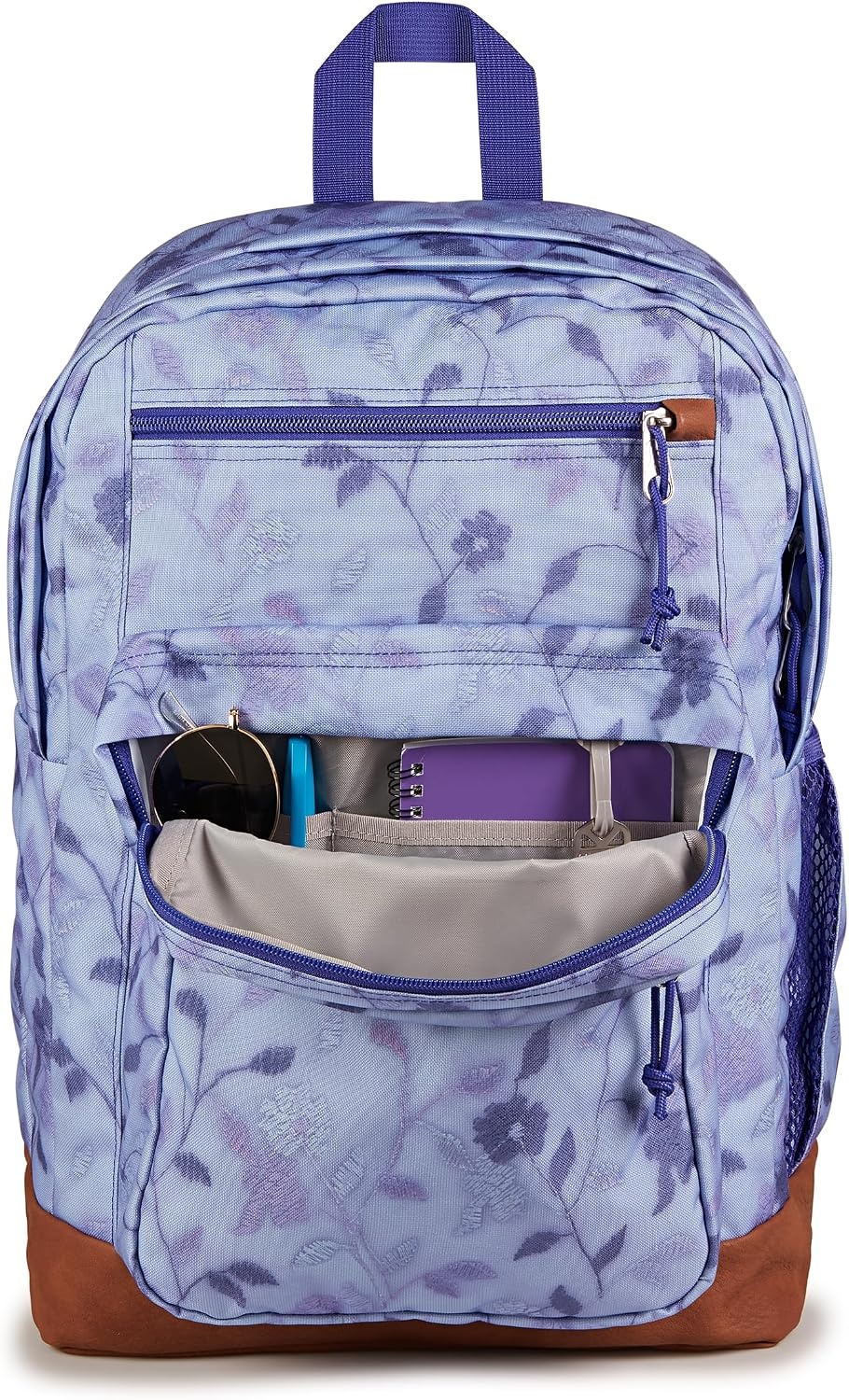 image:imageJanSport Cool Backpack with 15inch Laptop Sleeve Large Computer Bag Rucksack with 2 Compartments Ergonomic Straps Army Green Letterman PolyLines Vines