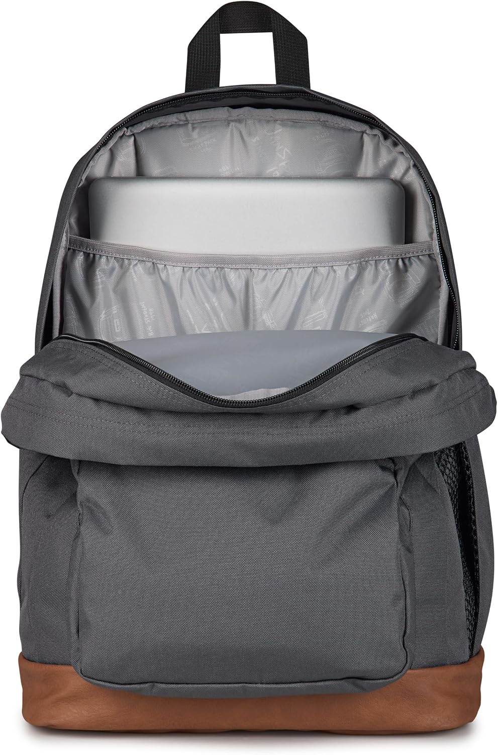 image:imageJanSport Cool Backpack with 15inch Laptop Sleeve Large Computer Bag Rucksack with 2 Compartments Ergonomic Straps Army Green Letterman PolySmokey Grit