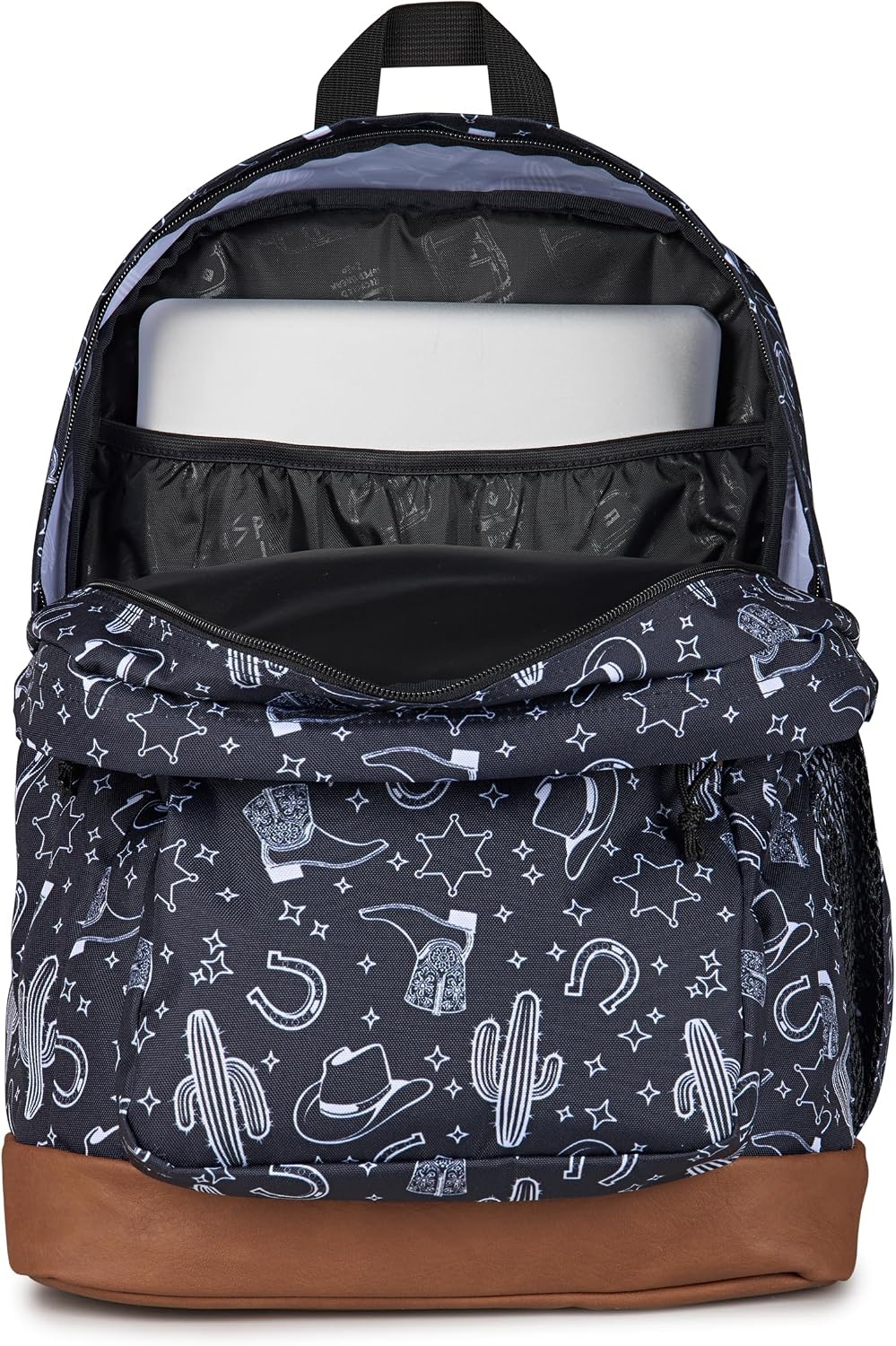 image:imageJanSport Cool Backpack with 15inch Laptop Sleeve Large Computer Bag Rucksack with 2 Compartments Ergonomic Straps Army Green Letterman PolyWild West Escape