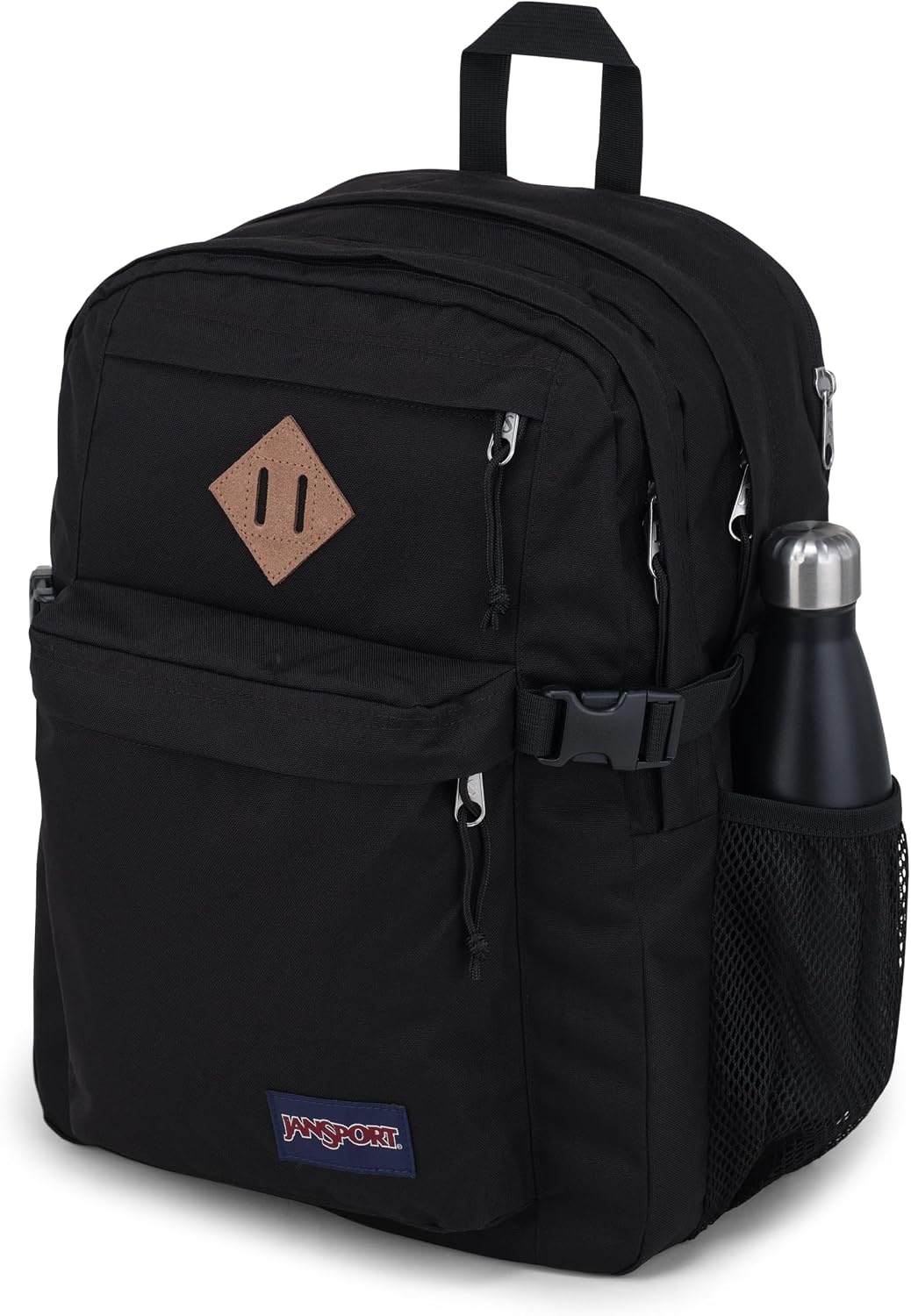 image:imageJanSport Main Campus Backpack Travel or Work Backpack with 15Inch Laptop Sleeve and Dual Water Bottle Pockets Lavender AshBlack