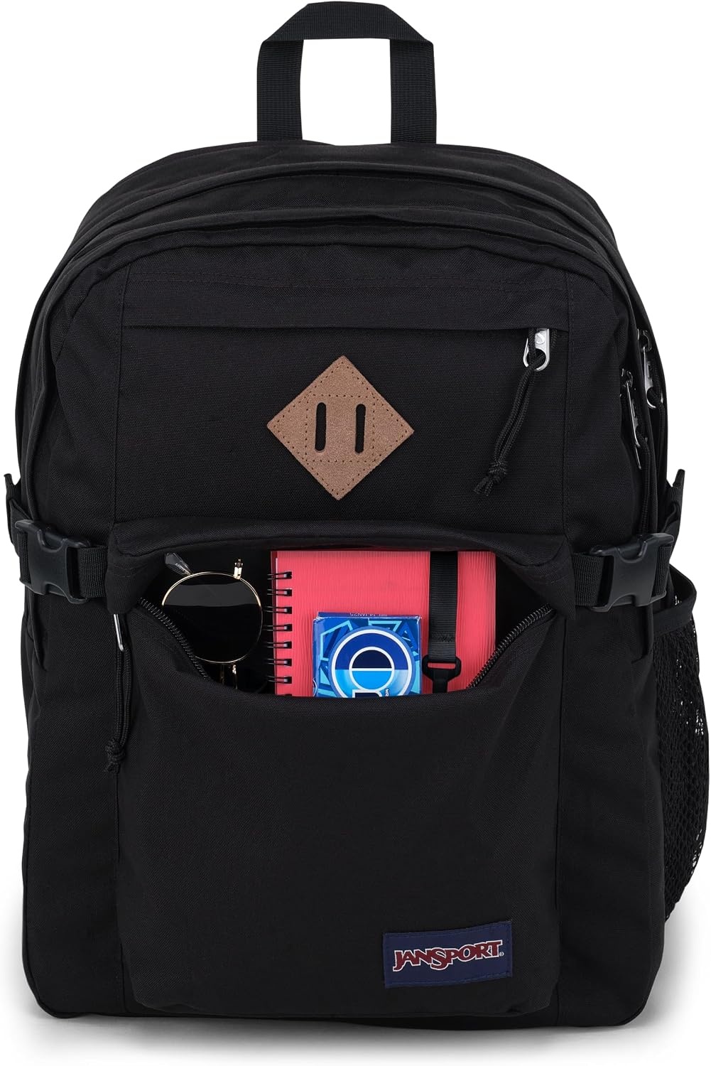 image:imageJanSport Main Campus Backpack Travel or Work Backpack with 15Inch Laptop Sleeve and Dual Water Bottle Pockets Lavender AshBlack