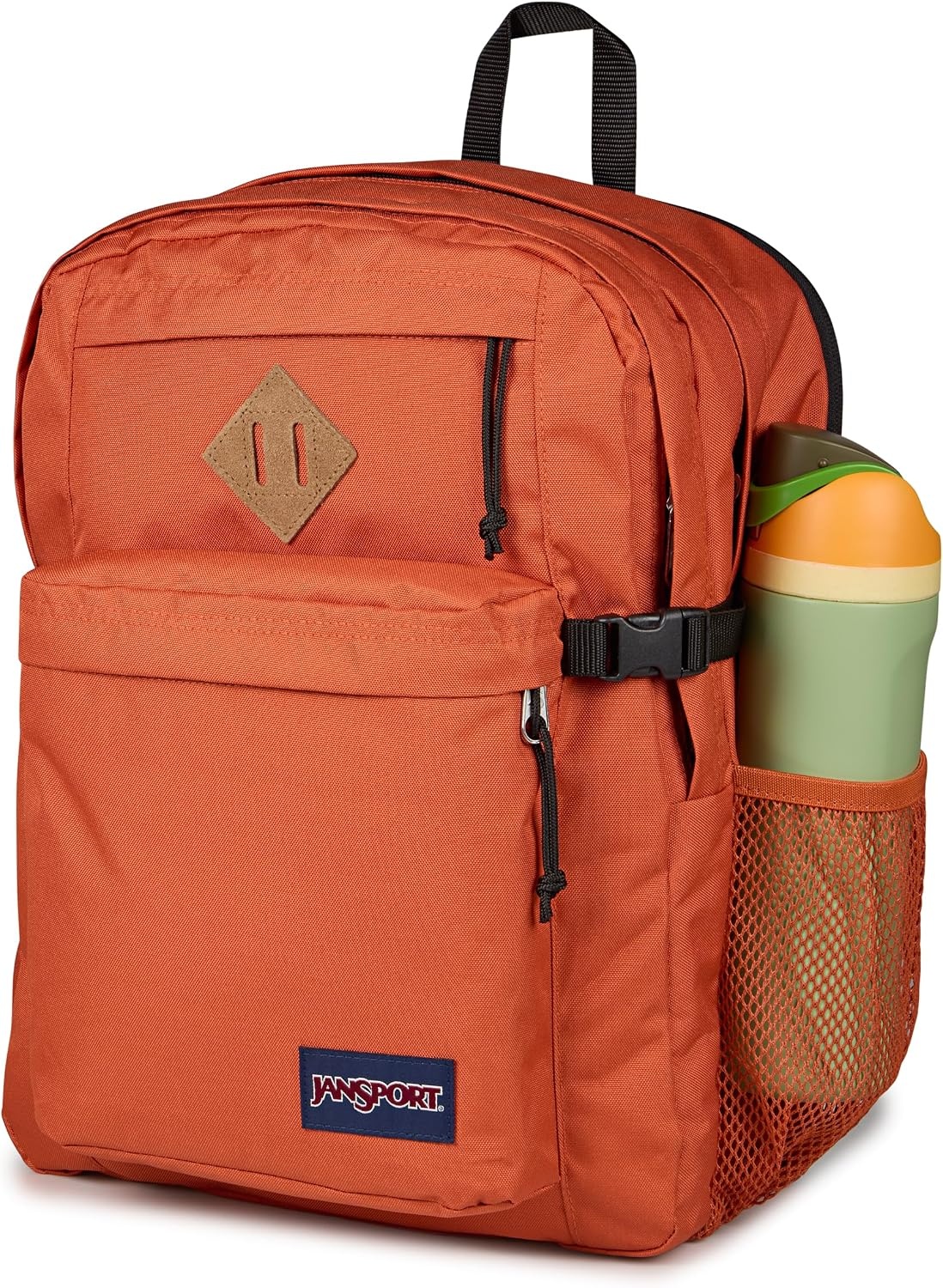 image:imageJanSport Main Campus Backpack Travel or Work Backpack with 15Inch Laptop Sleeve and Dual Water Bottle Pockets Lavender AshDune Red