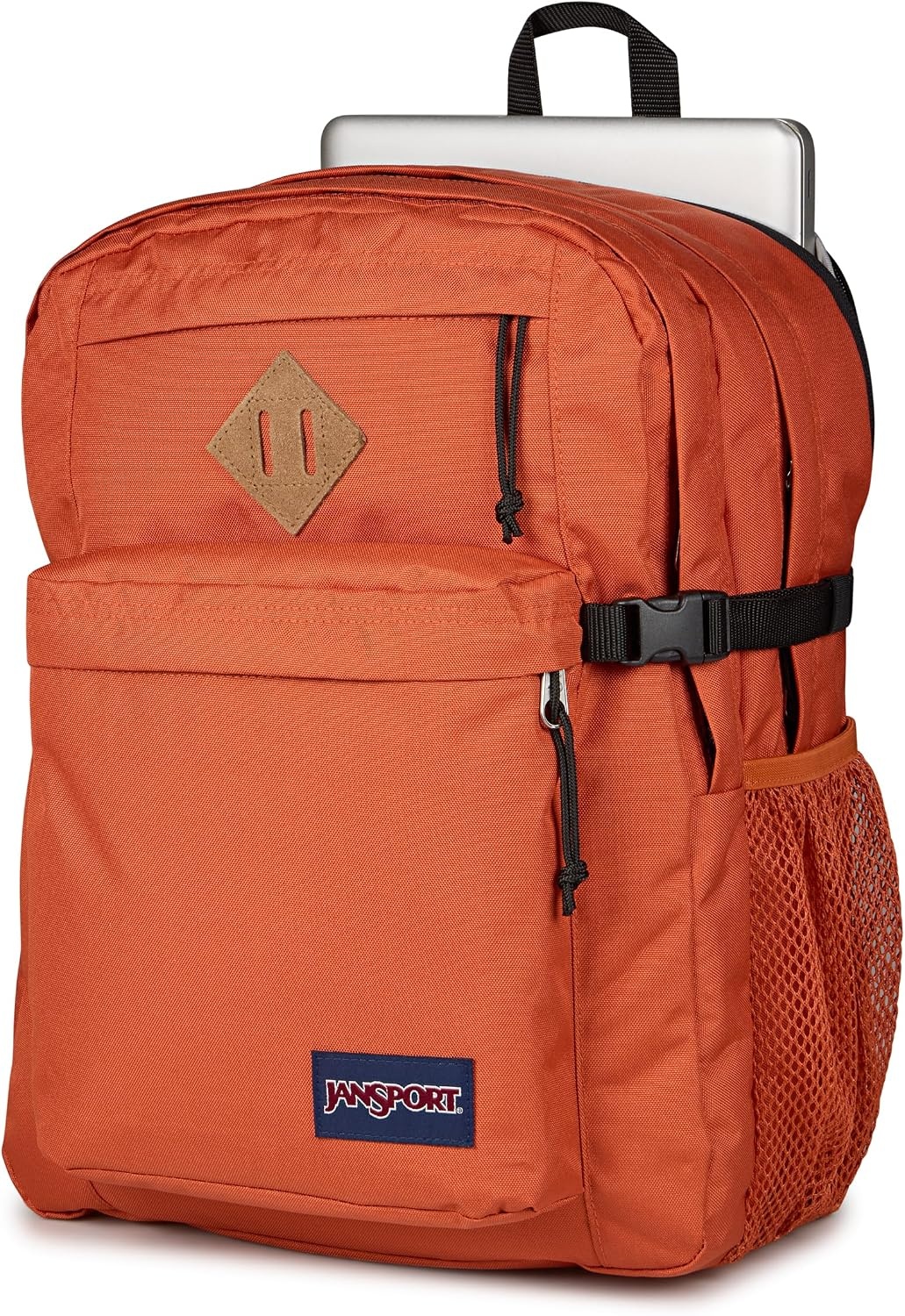 image:imageJanSport Main Campus Backpack Travel or Work Backpack with 15Inch Laptop Sleeve and Dual Water Bottle Pockets Lavender AshDune Red