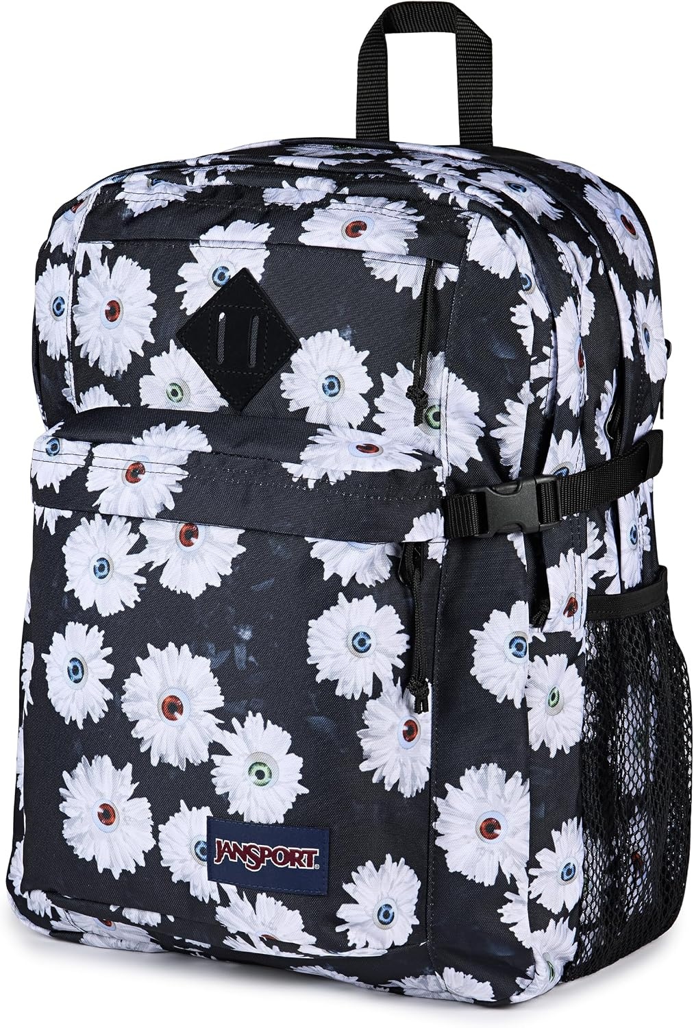 image:imageJanSport Main Campus Backpack Travel or Work Backpack with 15Inch Laptop Sleeve and Dual Water Bottle Pockets Lavender AshEyeball Blossom