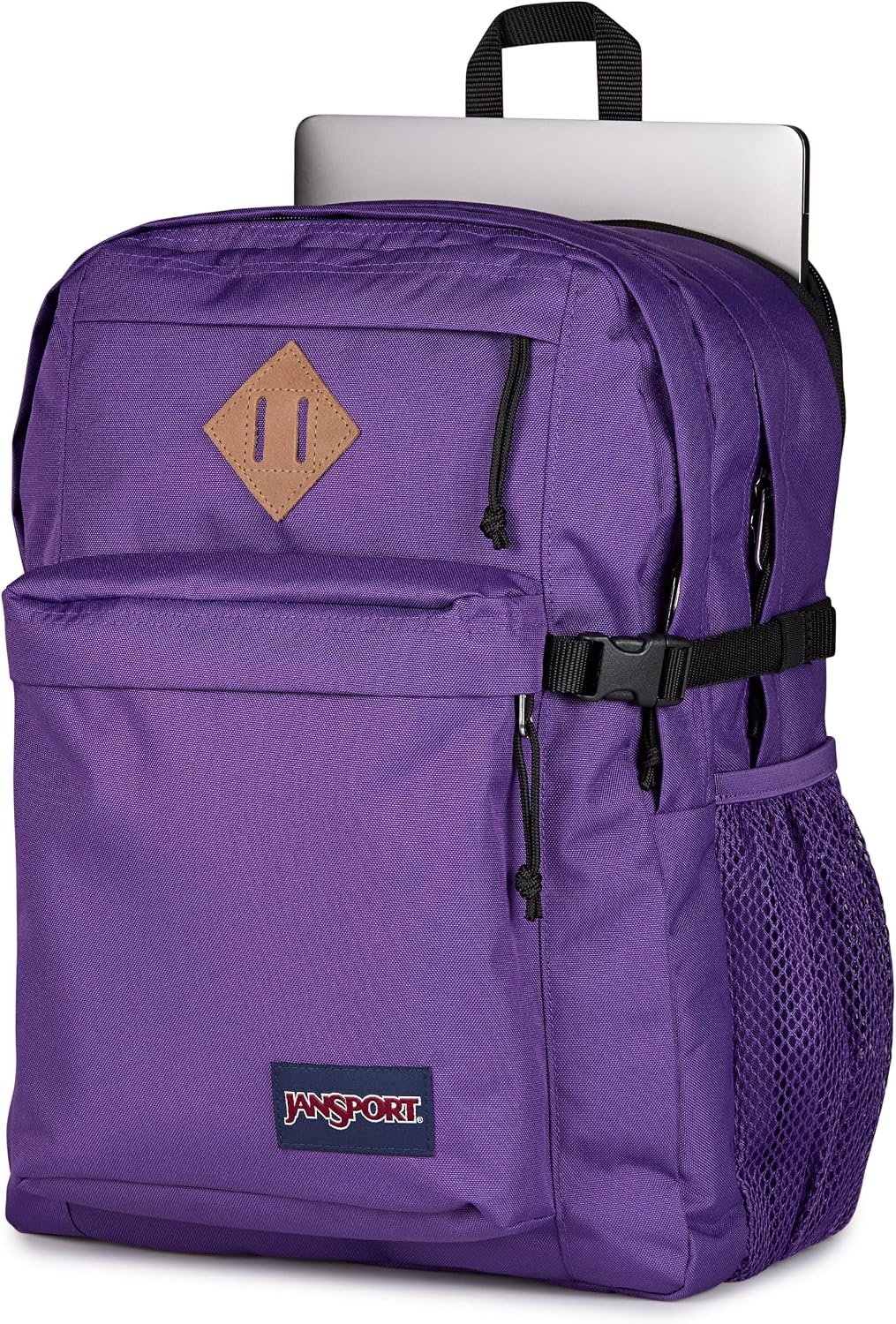 image:imageJanSport Main Campus Backpack Travel or Work Backpack with 15Inch Laptop Sleeve and Dual Water Bottle Pockets Lavender AshGrape Jelly