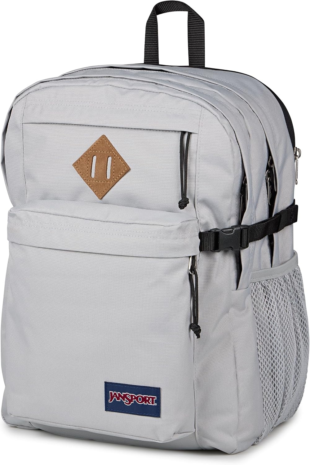 image:imageJanSport Main Campus Backpack Travel or Work Backpack with 15Inch Laptop Sleeve and Dual Water Bottle Pockets Lavender AshGrounded Grey