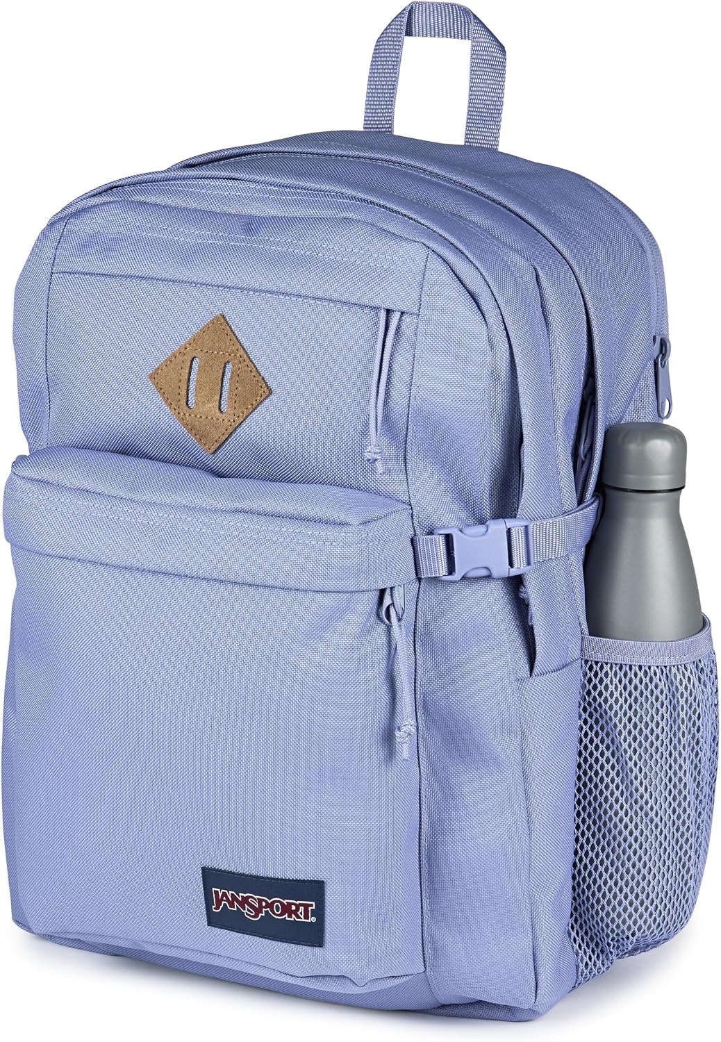 image:imageJanSport Main Campus Backpack Travel or Work Backpack with 15Inch Laptop Sleeve and Dual Water Bottle Pockets Lavender AshLavender Ash