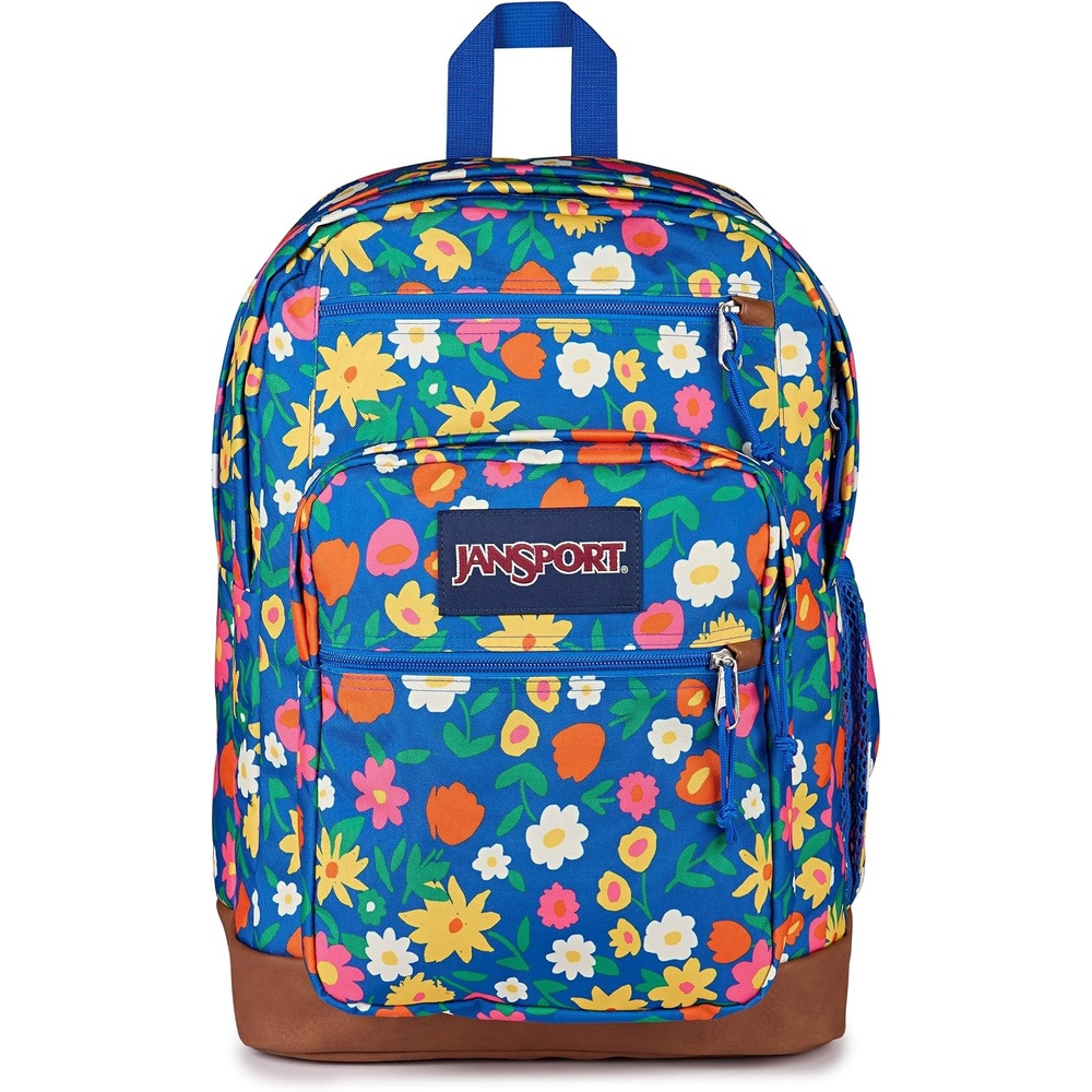 image:imageJanSport Cool Backpack with 15inch Laptop Sleeve Large Computer Bag Rucksack with 2 Compartments Ergonomic Straps Army Green Letterman PolyFlower Market