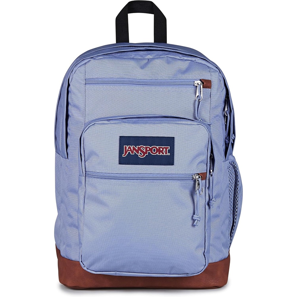 image:imageJanSport Cool Backpack with 15inch Laptop Sleeve Large Computer Bag Rucksack with 2 Compartments Ergonomic Straps Army Green Letterman PolyLavender Ash