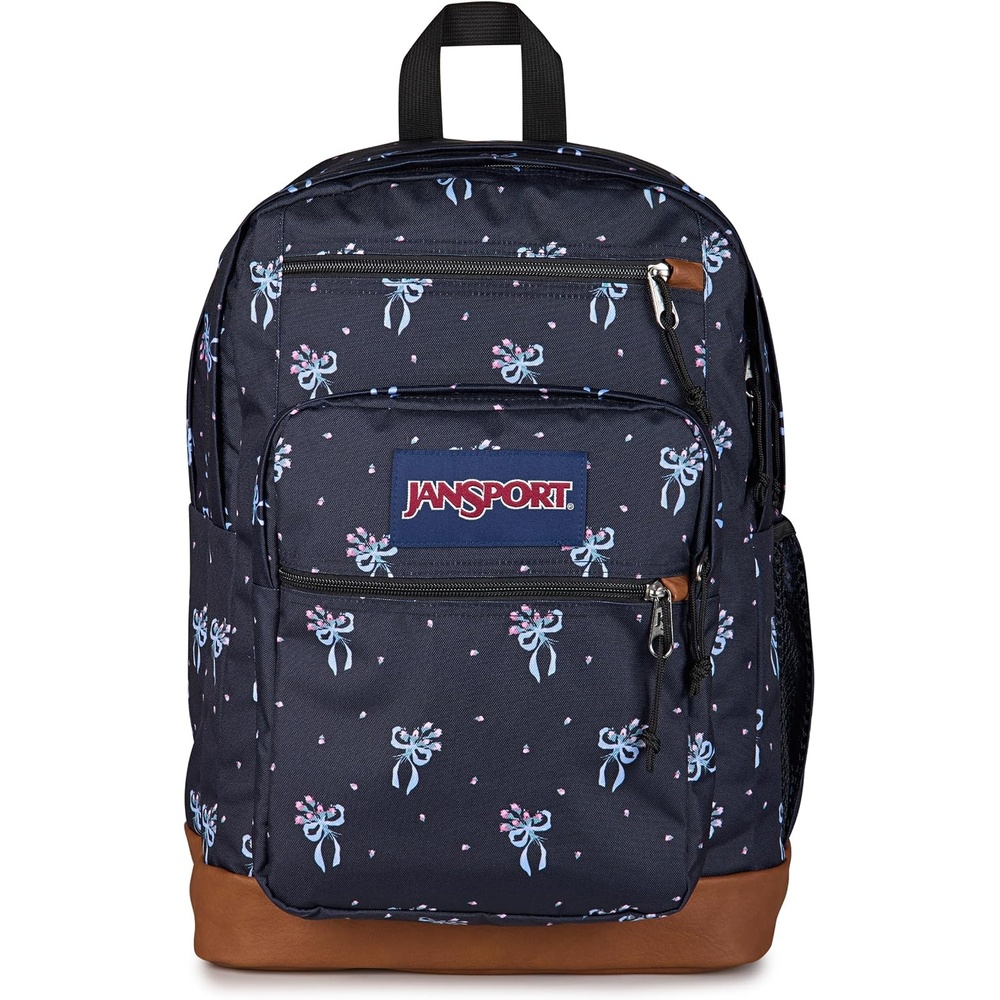 image:imageJanSport Cool Backpack with 15inch Laptop Sleeve Large Computer Bag Rucksack with 2 Compartments Ergonomic Straps Army Green Letterman PolyPastel Petals Black