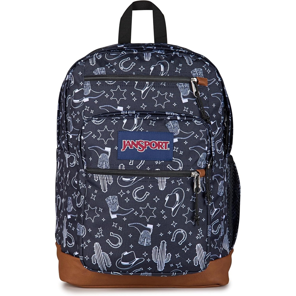 image:imageJanSport Cool Backpack with 15inch Laptop Sleeve Large Computer Bag Rucksack with 2 Compartments Ergonomic Straps Army Green Letterman PolyWild West Escape