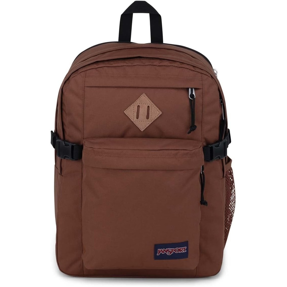 image:imageJanSport Main Campus Backpack Travel or Work Backpack with 15Inch Laptop Sleeve and Dual Water Bottle Pockets Lavender AshBasic Brown