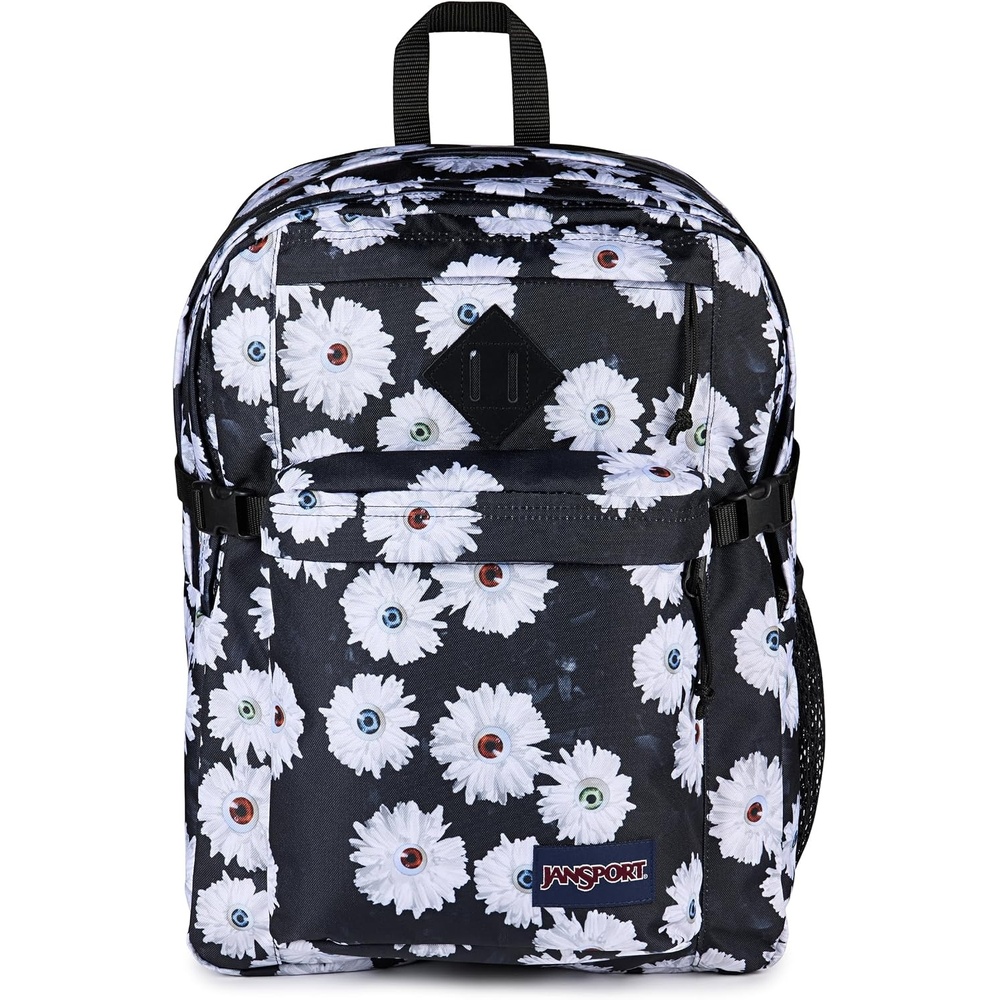 image:imageJanSport Main Campus Backpack Travel or Work Backpack with 15Inch Laptop Sleeve and Dual Water Bottle Pockets Lavender AshEyeball Blossom