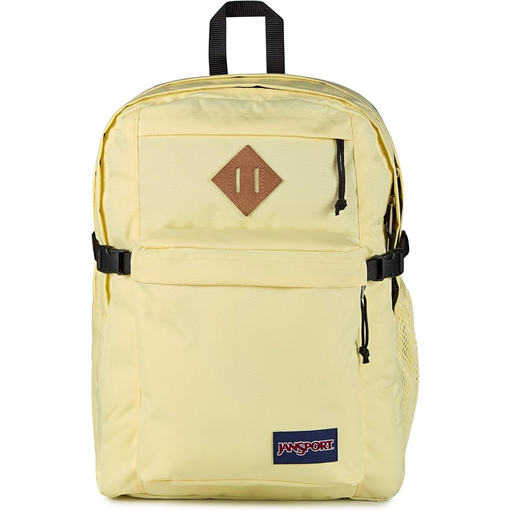 image:imageJanSport Main Campus Backpack Travel or Work Backpack with 15Inch Laptop Sleeve and Dual Water Bottle Pockets Lavender AshLemon Ice