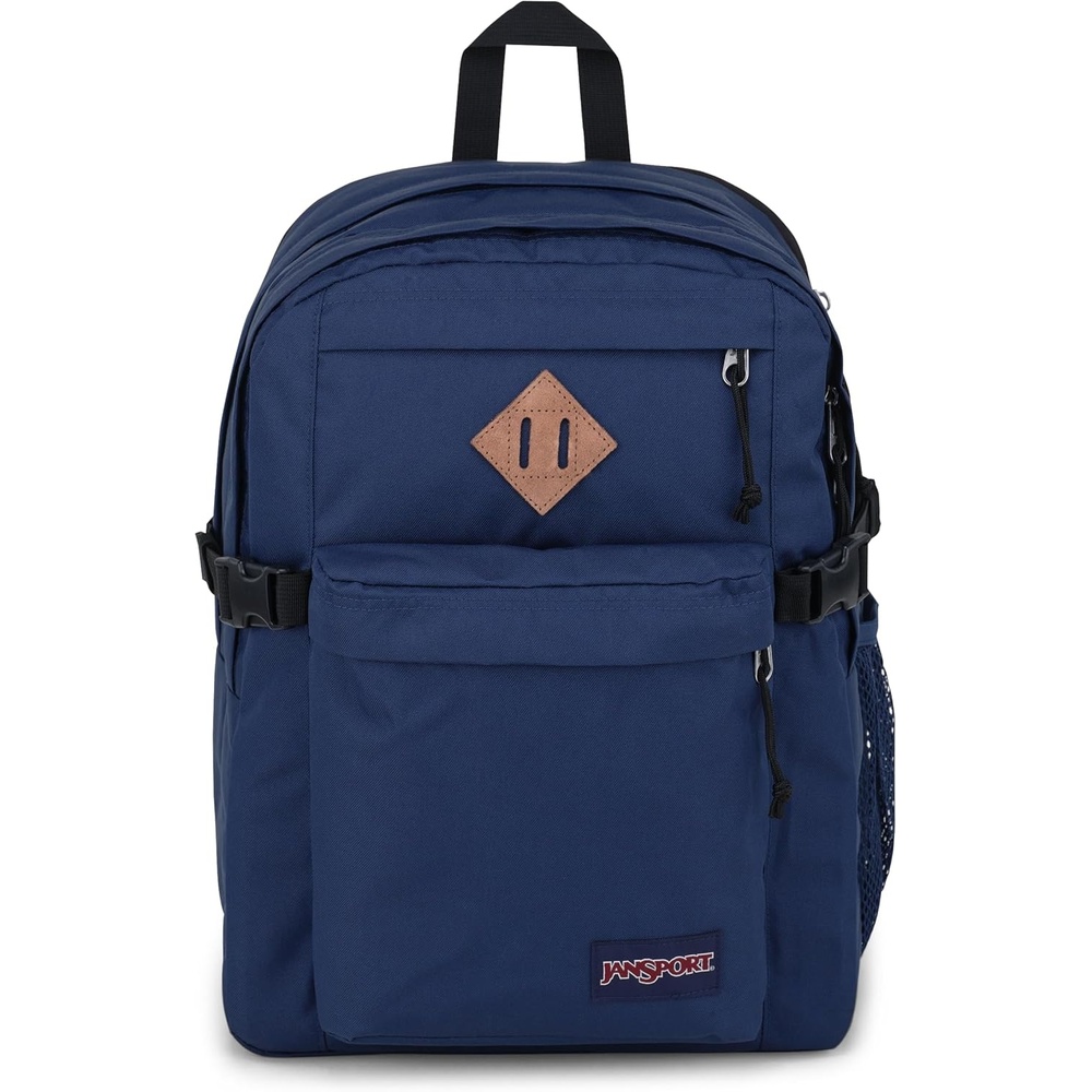image:imageJanSport Main Campus Backpack Travel or Work Backpack with 15Inch Laptop Sleeve and Dual Water Bottle Pockets Lavender AshNavy