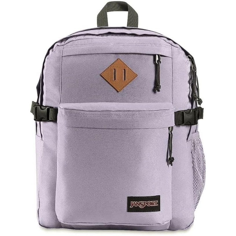 image:imageJanSport Main Campus Backpack Travel or Work Backpack with 15Inch Laptop Sleeve and Dual Water Bottle Pockets Lavender AshPastel Lilac