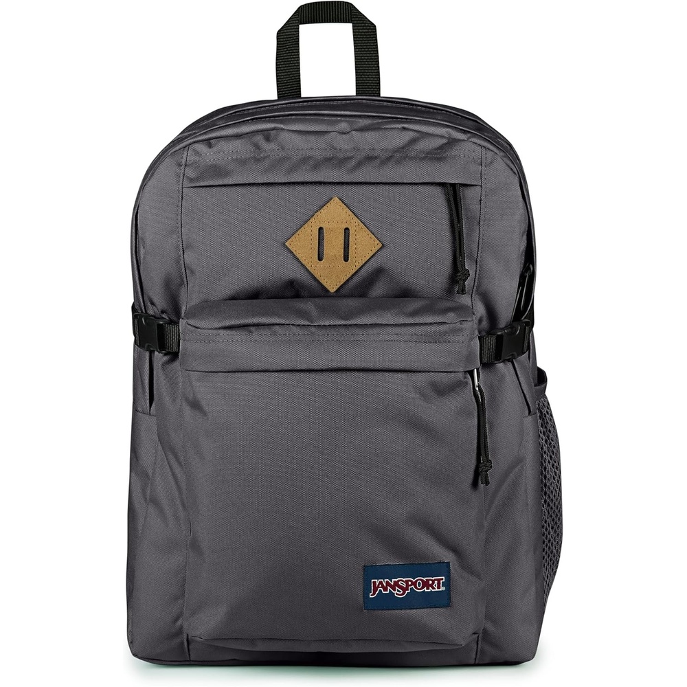 image:imageJanSport Main Campus Backpack  Travel or Work Backpack with 15Inch Laptop Sleeve and Dual Water Bottle Pockets Lavender AshSmokey Grit