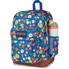 JanSport Cool Backpack, with 15-inch Laptop Sleeve – Large Computer Bag Rucksack with 2 Compartments, Ergonomic Straps, Army Green Letterman Poly(Flower Market)