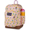 JanSport Cool Backpack, with 15-inch Laptop Sleeve – Large Computer Bag Rucksack with 2 Compartments, Ergonomic Straps, Army Green Letterman Poly(Lemonade Stand Pink)