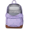 JanSport Cool Backpack, with 15-inch Laptop Sleeve – Large Computer Bag Rucksack with 2 Compartments, Ergonomic Straps, Army Green Letterman Poly(Pastel Petals Lilac)