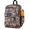JanSport Cool Backpack, with 15-inch Laptop Sleeve – Large Computer Bag Rucksack with 2 Compartments, Ergonomic Straps, Army Green Letterman Poly(Woodland Camo)