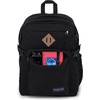 JanSport Main Campus Backpack – Travel or Work Backpack with 15-Inch Laptop Sleeve and Dual Water Bottle Pockets, Lavender Ash(Black)