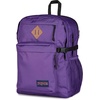JanSport Main Campus Backpack – Travel or Work Backpack with 15-Inch Laptop Sleeve and Dual Water Bottle Pockets, Lavender Ash(Grape Jelly)