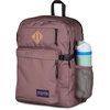 JanSport Main Campus Backpack – Travel or Work Backpack with 15-Inch Laptop Sleeve and Dual Water Bottle Pockets, Lavender Ash(Mahogany Haze)