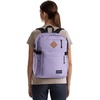 JanSport Main Campus Backpack – Travel or Work Backpack with 15-Inch Laptop Sleeve and Dual Water Bottle Pockets, Lavender Ash(Pastel Lilac)