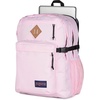 JanSport Main Campus Backpack – Travel or Work Backpack with 15-Inch Laptop Sleeve and Dual Water Bottle Pockets, Lavender Ash(Pink Ice)