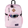 JanSport Main Campus Backpack – Travel or Work Backpack with 15-Inch Laptop Sleeve and Dual Water Bottle Pockets, Lavender Ash(Pink Ice)