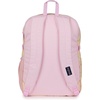 JanSport Main Campus Backpack – Travel or Work Backpack with 15-Inch Laptop Sleeve and Dual Water Bottle Pockets, Lavender Ash(Rows of Bows Natural/Pink Ice)