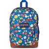 JanSport Cool Backpack, with 15-inch Laptop Sleeve – Large Computer Bag Rucksack with 2 Compartments, Ergonomic Straps, Army Green Letterman Poly(Flower Market)