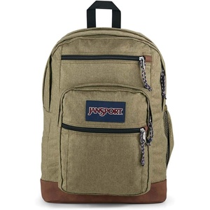 JanSport Cool Backpack, with 15-inch Laptop Sleeve – Large Computer Bag Rucksack with 2 Compartments, Ergonomic Straps, Army Green Letterman Poly(Army Green Letterman Poly)