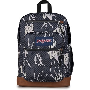JanSport Cool Backpack, with 15-inch Laptop Sleeve – Large Computer Bag Rucksack with 2 Compartments, Ergonomic Straps, Army Green Letterman Poly(High Voltage)