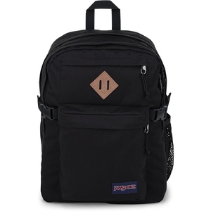 JanSport Main Campus Backpack – Travel or Work Backpack with 15-Inch Laptop Sleeve and Dual Water Bottle Pockets, Lavender Ash(Black)