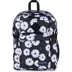 JanSport Main Campus Backpack – Travel or Work Backpack with 15-Inch Laptop Sleeve and Dual Water Bottle Pockets, Lavender Ash(Eyeball Blossom)