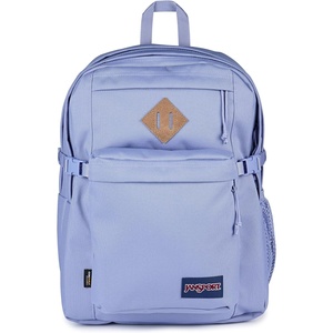 JanSport Main Campus Backpack – Travel or Work Backpack with 15-Inch Laptop Sleeve and Dual Water Bottle Pockets, Lavender Ash(Lavender Ash)