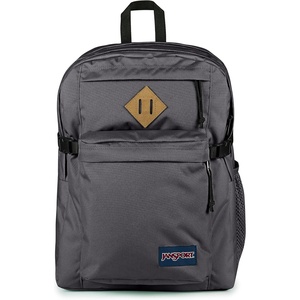 JanSport Main Campus Backpack – Travel or Work Backpack with 15-Inch Laptop Sleeve and Dual Water Bottle Pockets, Lavender Ash(Smokey Grit)