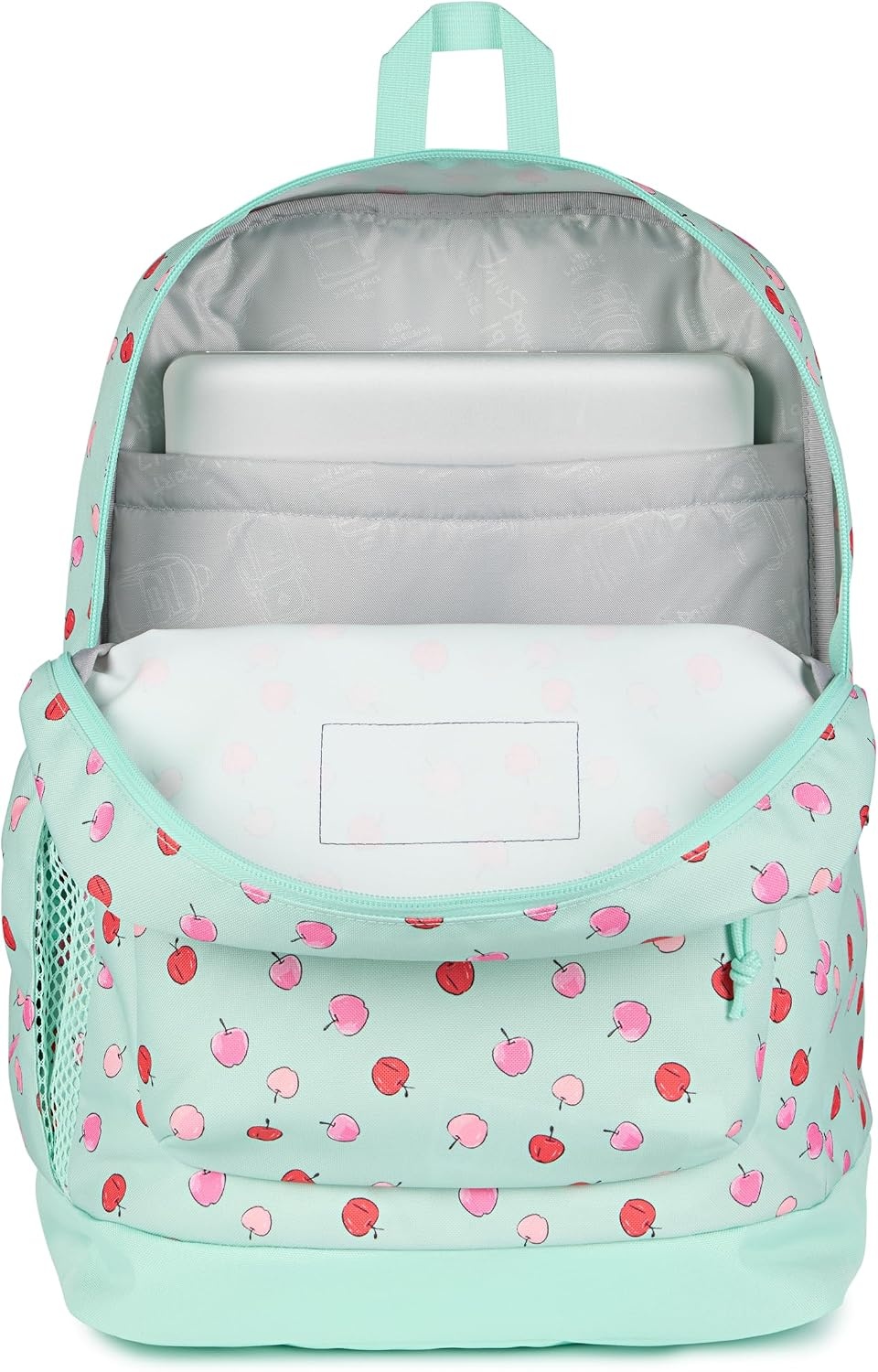 image:imageJanSport 26L Cross Town Plus Backpack Flutter By GreyApple Orchard Magic MintPinkRed