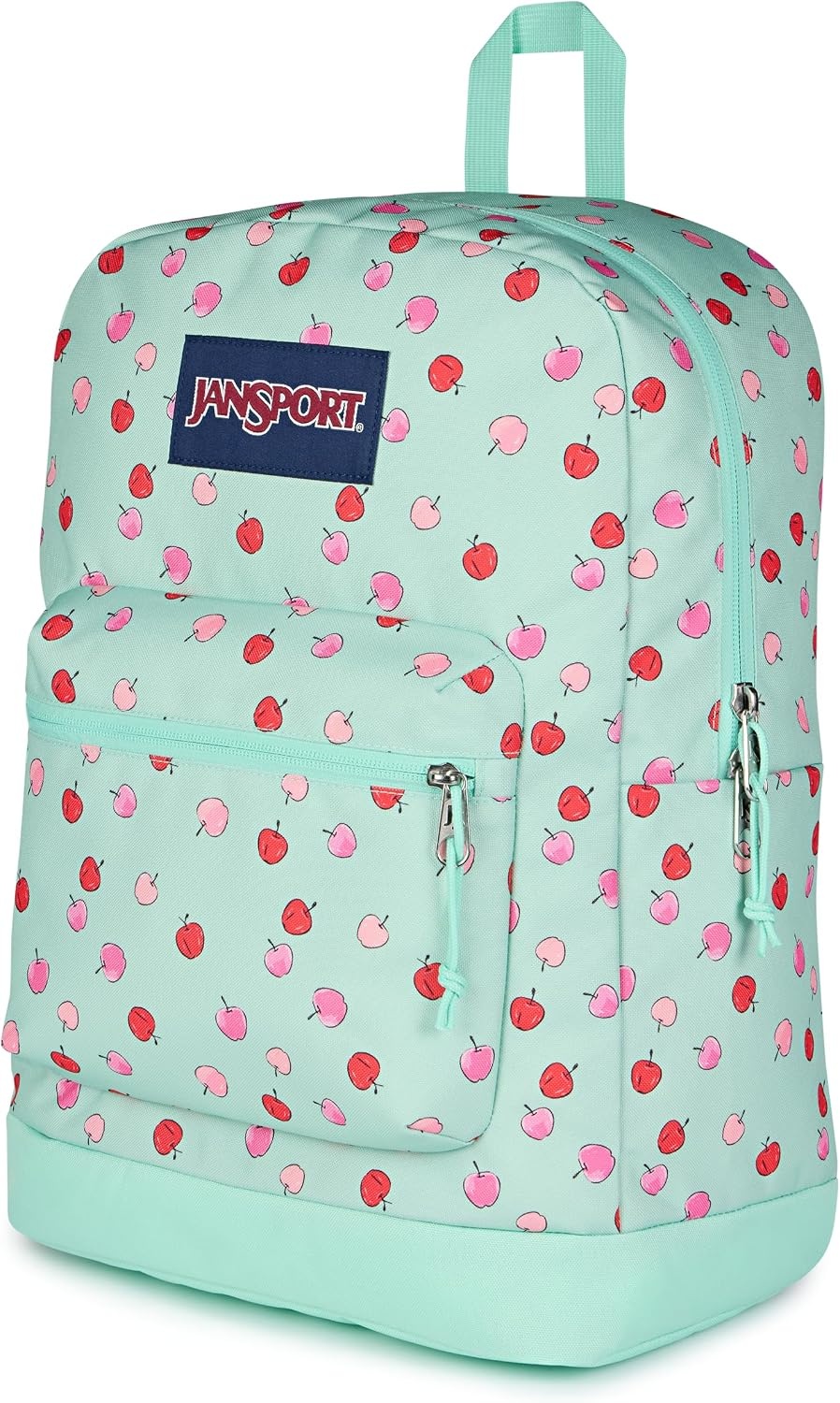 image:imageJanSport 26L Cross Town Plus Backpack Flutter By GreyApple Orchard Magic MintPinkRed
