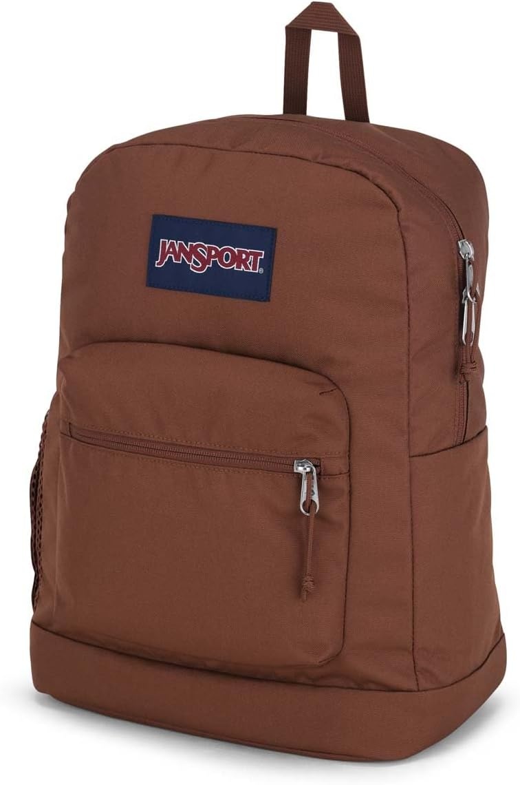 image:imageJanSport 26L Cross Town Plus Backpack Flutter By GreyBasic Brown