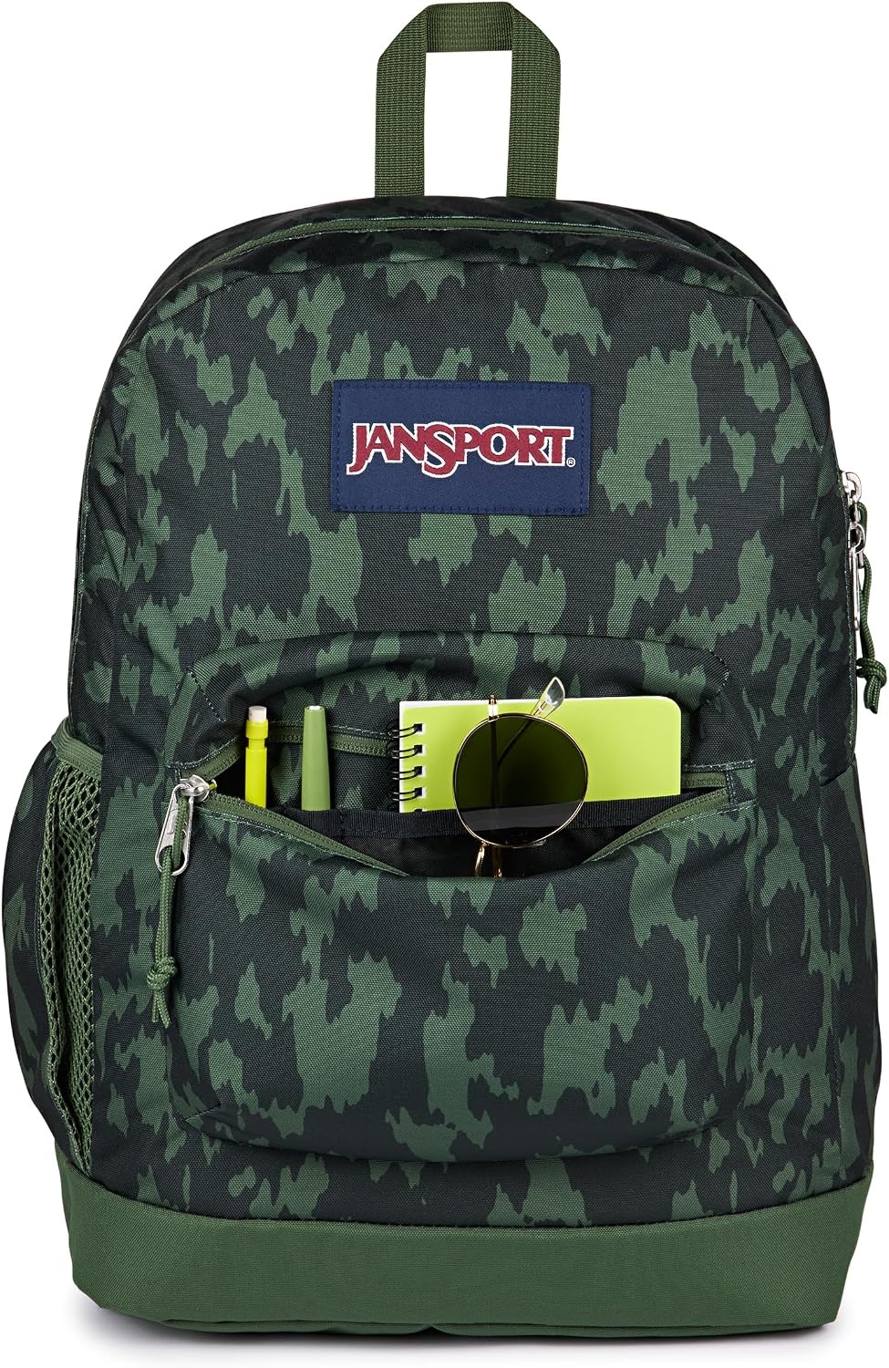 image:imageJanSport 26L Cross Town Plus Backpack Flutter By GreyCamo Illusion