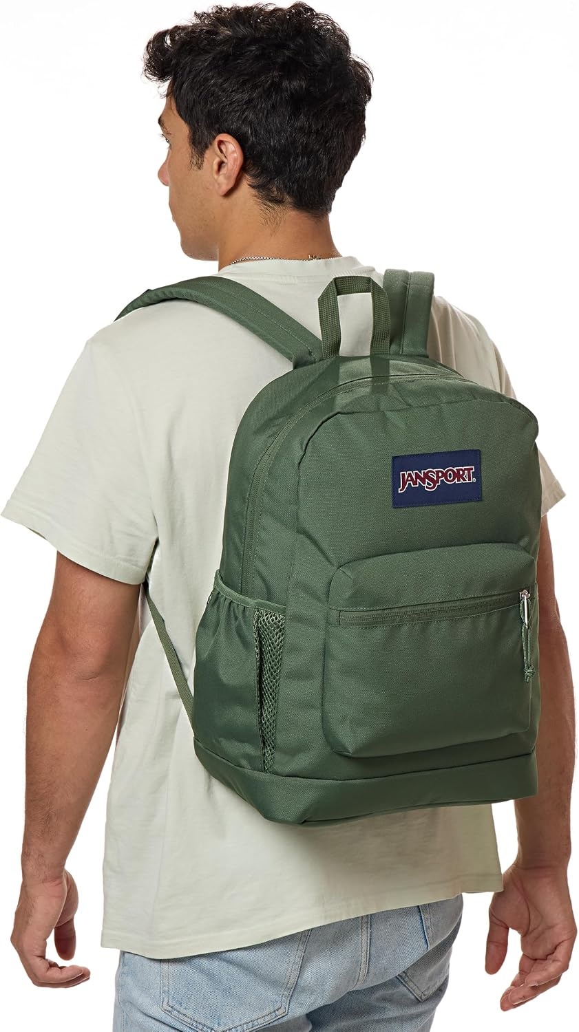 image:imageJanSport 26L Cross Town Plus Backpack Flutter By GreyCargo Green