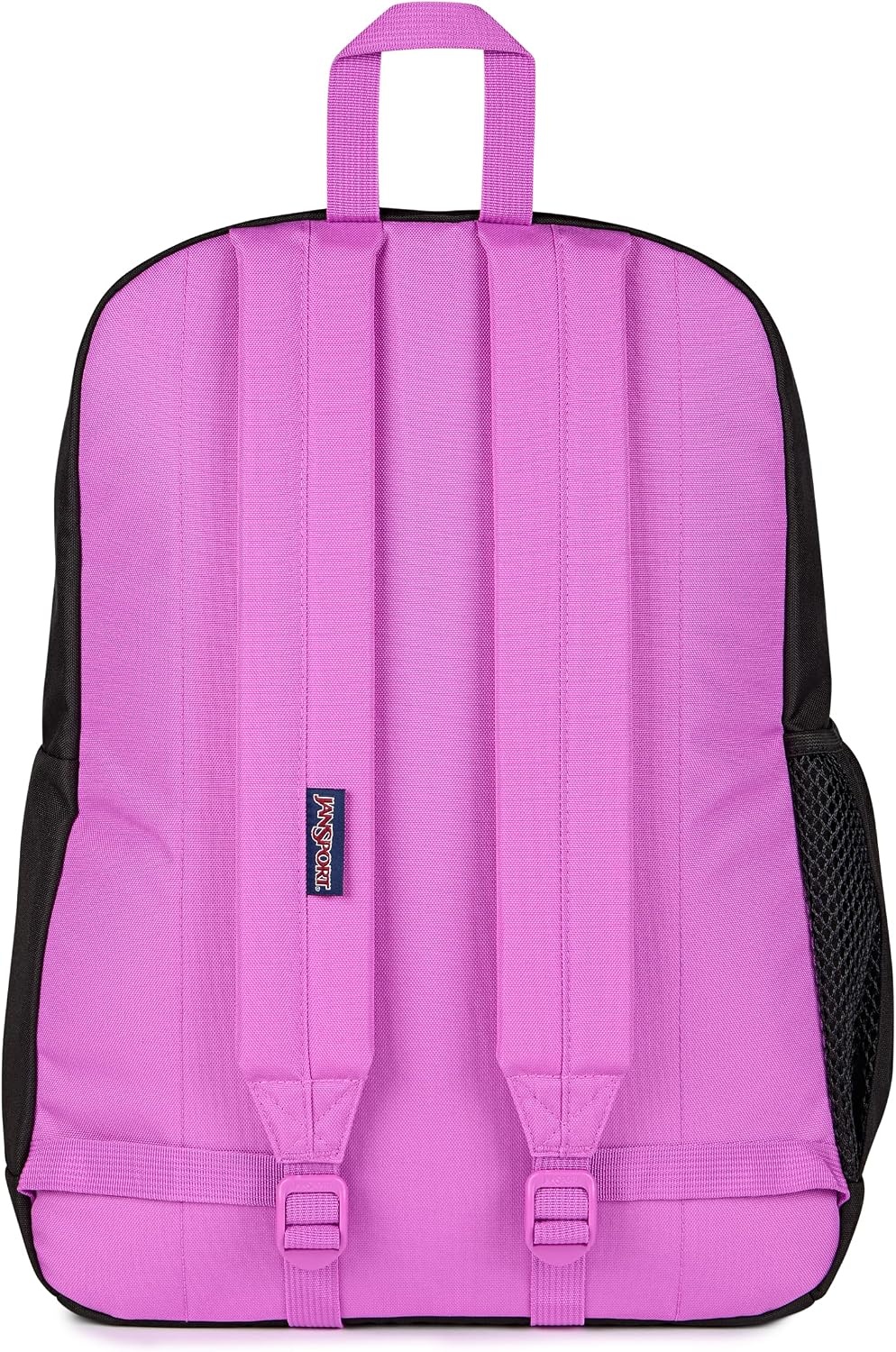 image:imageJanSport 26L Cross Town Plus Backpack Flutter By GreyColor Blocked BlackDigital FuchsiaD