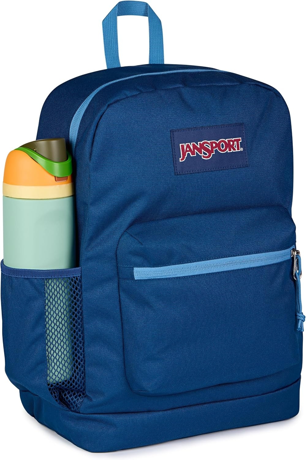 image:imageJanSport 26L Cross Town Plus Backpack Flutter By GreyColor Blocked NavyElemental BlueEle