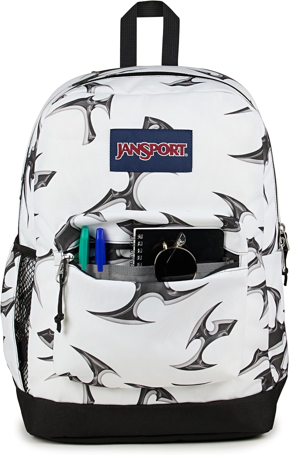 image:imageJanSport 26L Cross Town Plus Backpack Flutter By GreyCyber Silver White