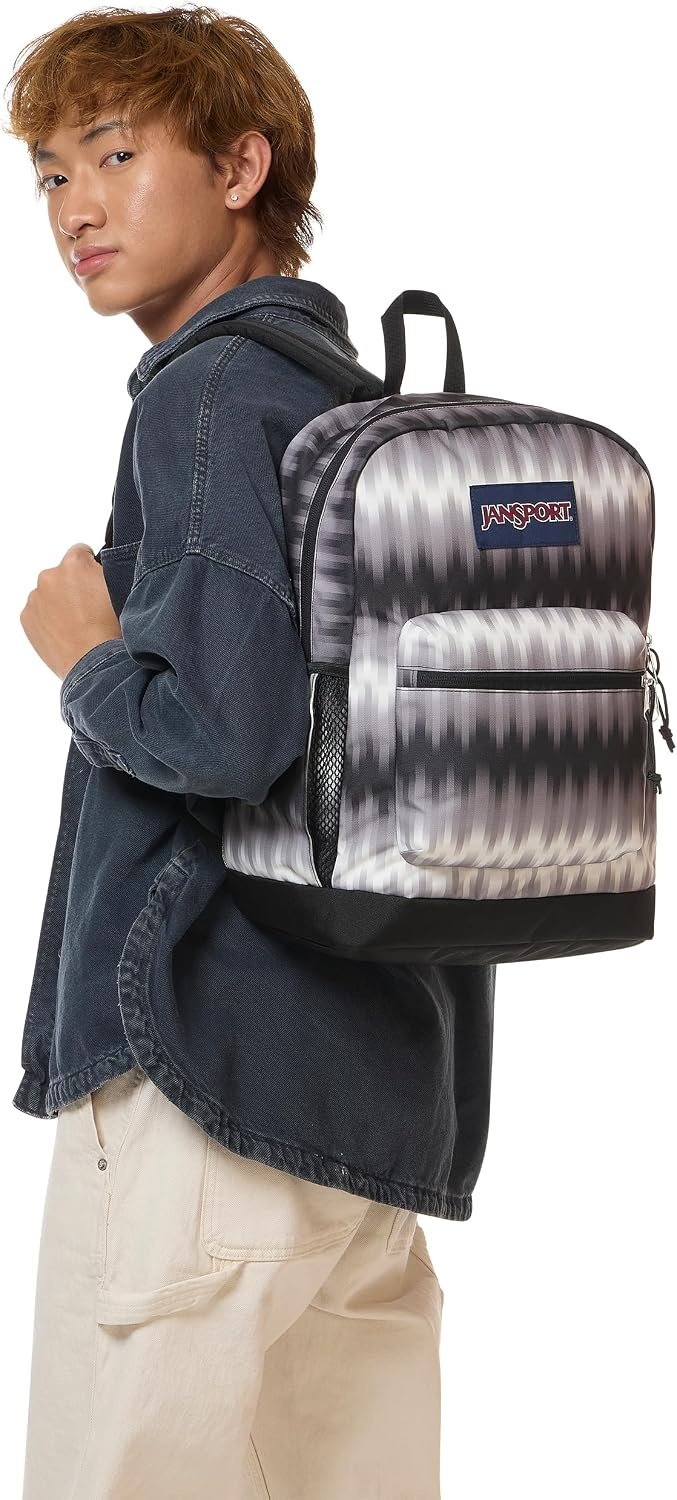 image:imageJanSport 26L Cross Town Plus Backpack Flutter By GreyDigi Tie Dye Black