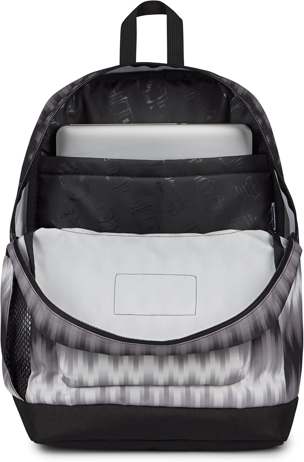 image:imageJanSport 26L Cross Town Plus Backpack Flutter By GreyDigi Tie Dye Black