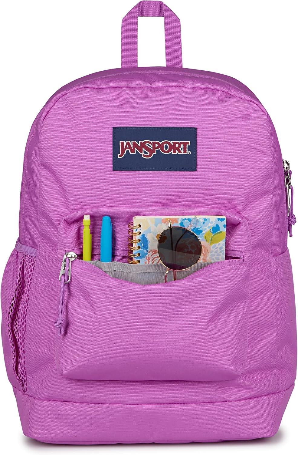 image:imageJanSport 26L Cross Town Plus Backpack Flutter By GreyDigital Fuchsia